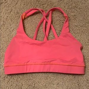 Lululemon Energy Bra - Size 4 - Pink